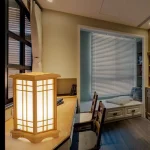 Éclairage Japonais en Bois, design authentique