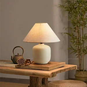 Lampe Japonaise en Céramique Épurée