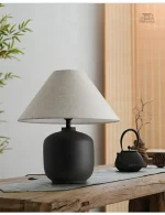 Lampe en céramique inspirée du design japonais