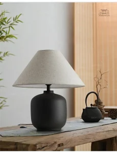 Lampe en céramique inspirée du design japonais