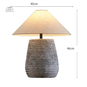 Lampe décorative japonaise en céramique artisanale