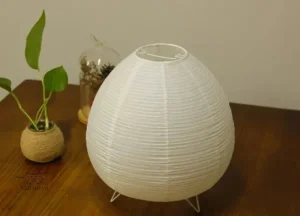 Lampe en papier japonais pour un éclairage doux et apaisant