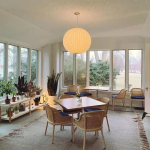 Lampe Japonaise Suspension Ronde