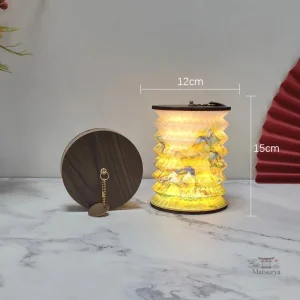 Lanterne japonaise légère et portable