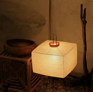 Éclairage japonais en papier pour une ambiance zen