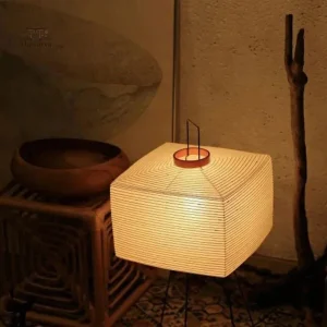 Éclairage japonais en papier pour une ambiance zen