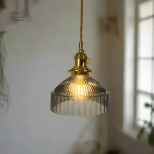 Lampe plafond suspendue au design japonais élégant