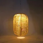Éclairage extérieur solaire au design japonais