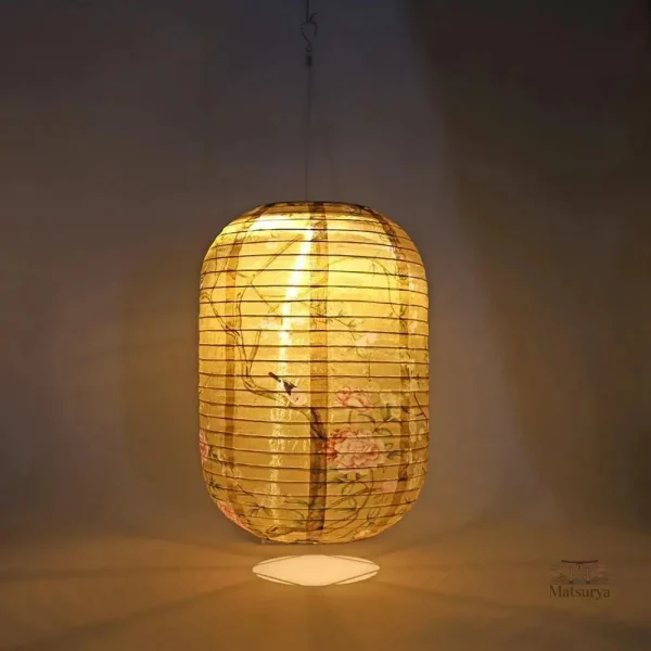Éclairage extérieur solaire au design japonais
