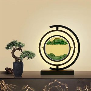 Lampe sur pied japonaise élégante en design traditionnel