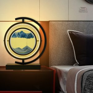 Lampe sur pied avec motifs japonais raffinés