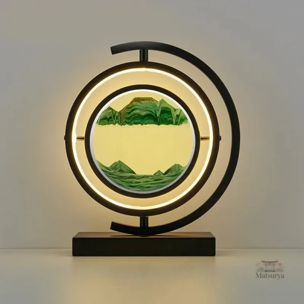 Éclairage d'ambiance avec lampe sur pied japonaise