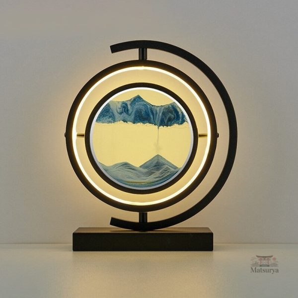 Lampe sur pied inspirée de l'esthétique japonaise