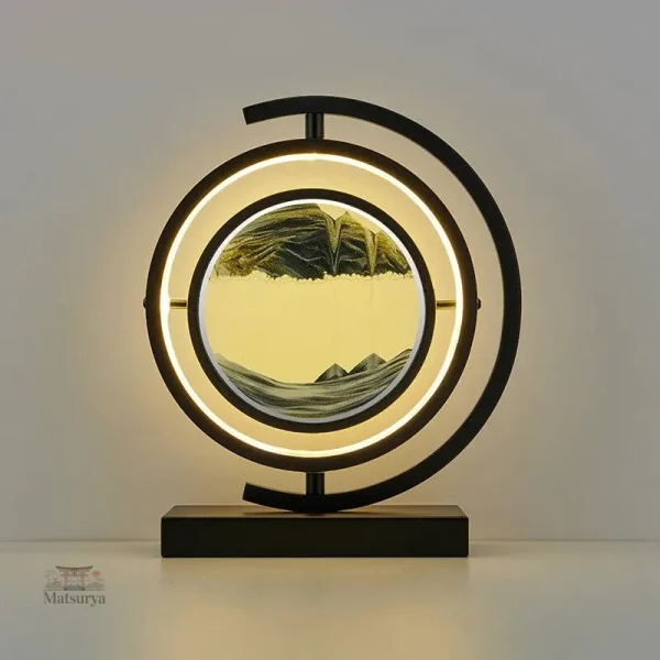 Lumière douce et chaleureuse avec lampe sur pied japonaise