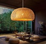 Lampe Suspendue en Bambou - Éclairage japonais élégant