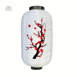 Lanterne japonaise blanche élégante pour décoration extérieure