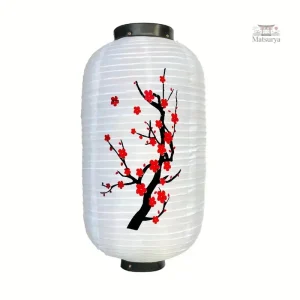 Lanterne asiatique blanche pour ambiance zen et apaisante
