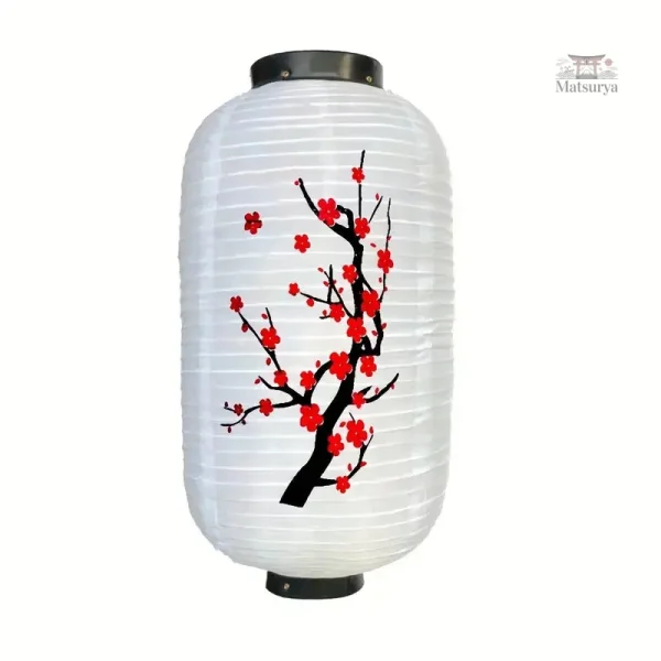 Lanterne asiatique blanche pour ambiance zen et apaisante