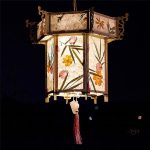 Lanterne japonaise pour une ambiance nocturne apaisante