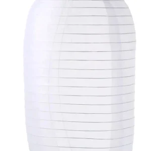 Lanterne japonaise pliable blanche en papier