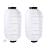 Lanterne en papier blanc, style japonais, décorative et pliable