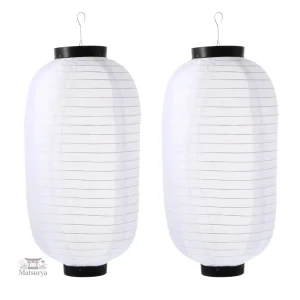 Lanterne en papier blanc, style japonais, décorative et pliable