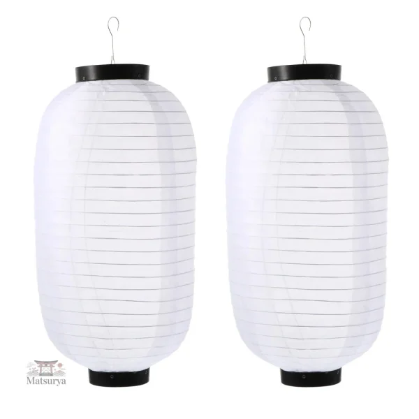 Lanterne en papier blanc, style japonais, décorative et pliable