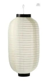 Lanterne japonaise pliable bleue en papier