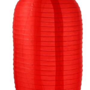 Lanterne japonaise pliable rouge en papier