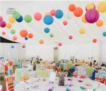 Boules japonaises colorées pour décoration intérieure
