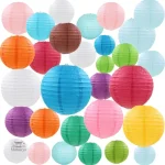 Boules décoratives japonaises, lot de 20 pièces