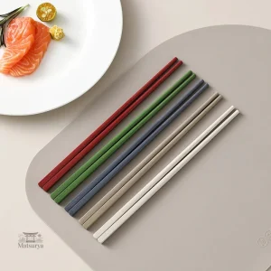 Baguettes japonaises épurées en bois