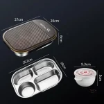 Boîte Bento isotherme, idéale pour le déjeuner en déplacement
