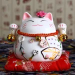 Maneki Neko blanc traditionnel