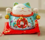 Maneki Neko bleu
