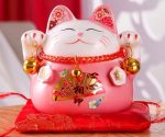 Maneki Neko Kawaii en style adorable et coloré
