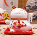 Figurine chanceuse Maneki Neko patte droite