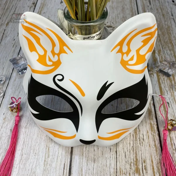 Masque avec illustration de chat
