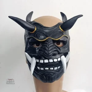 Masque japonais inspiré des samouraïs, élégant et unique