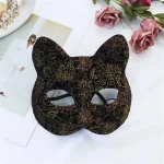 Masque à paillettes inspiré du Japon, style unique