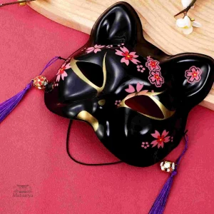 Masque Japonais Chat Noir