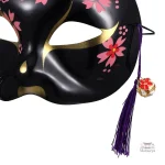 Masque Sakura et chat noir