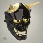 Masque Japonais Hannya inspiré du théâtre Nô