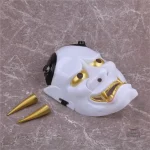 Masque Hannya aux motifs emblématiques du Japon