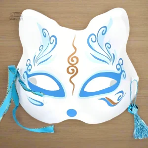 Masque Japonais Kawaii, design mignon et coloré