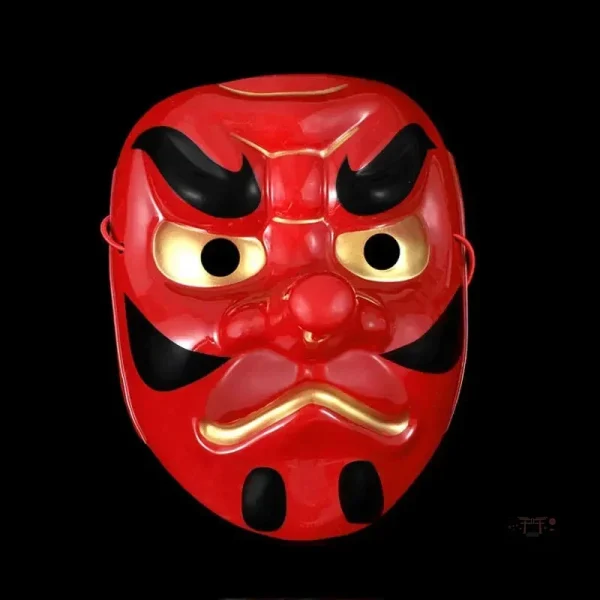 Masque Japonais avec long nez artistique