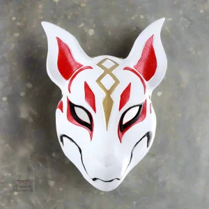 Masque Japonais Loup en design traditionnel