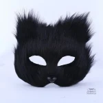 Masque artistique japonais avec design de renard