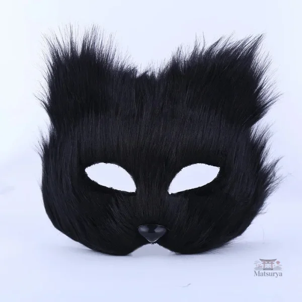 Masque artistique japonais avec design de renard