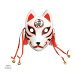 Masque renard japonais, accessoire pour cosplay